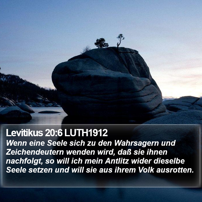 Levitikus 20:6 LUTH1912 Bible Study
