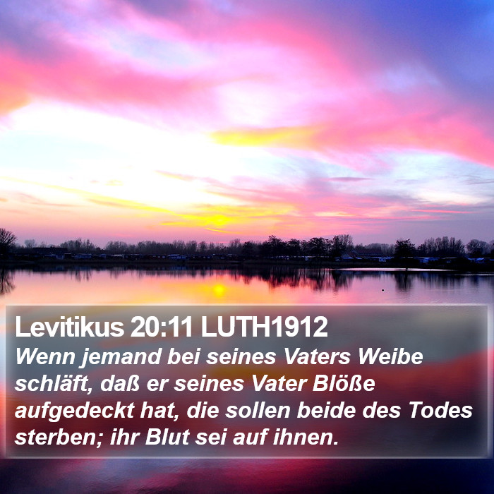 Levitikus 20:11 LUTH1912 Bible Study