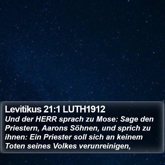 Levitikus 21:1 LUTH1912 Bible Study