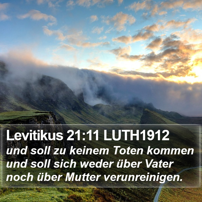 Levitikus 21:11 LUTH1912 Bible Study