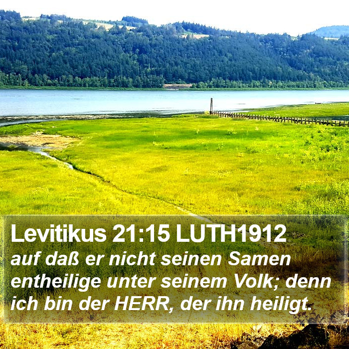 Levitikus 21:15 LUTH1912 Bible Study