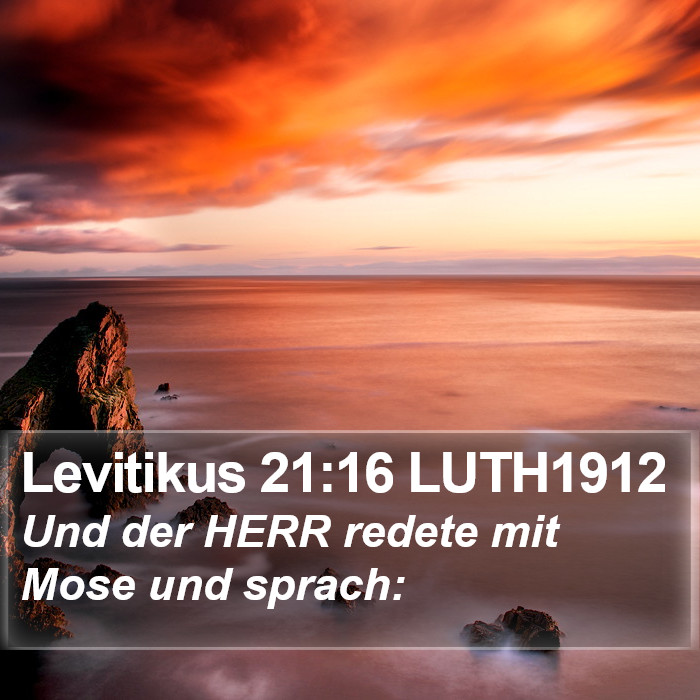 Levitikus 21:16 LUTH1912 Bible Study