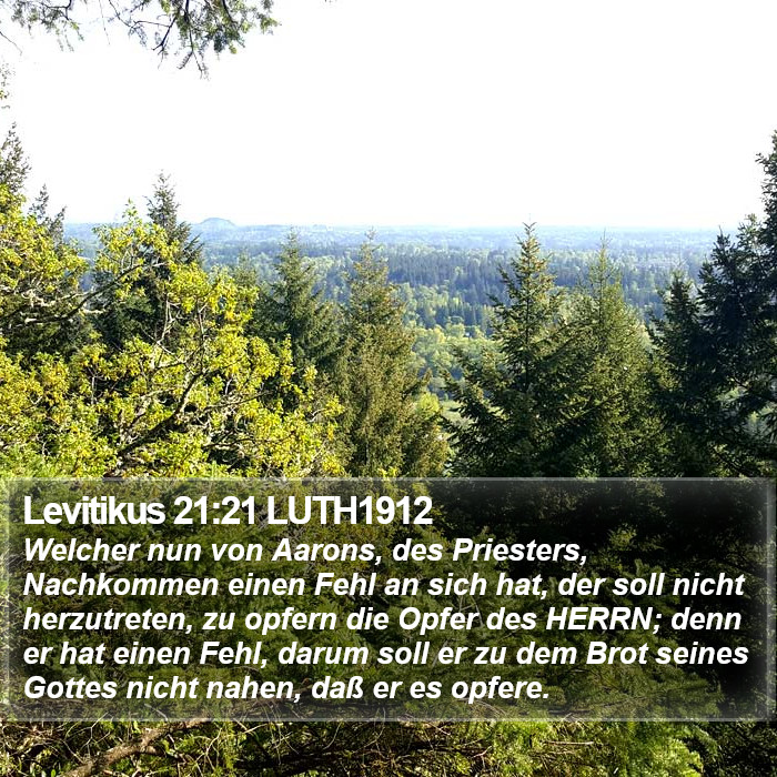 Levitikus 21:21 LUTH1912 Bible Study