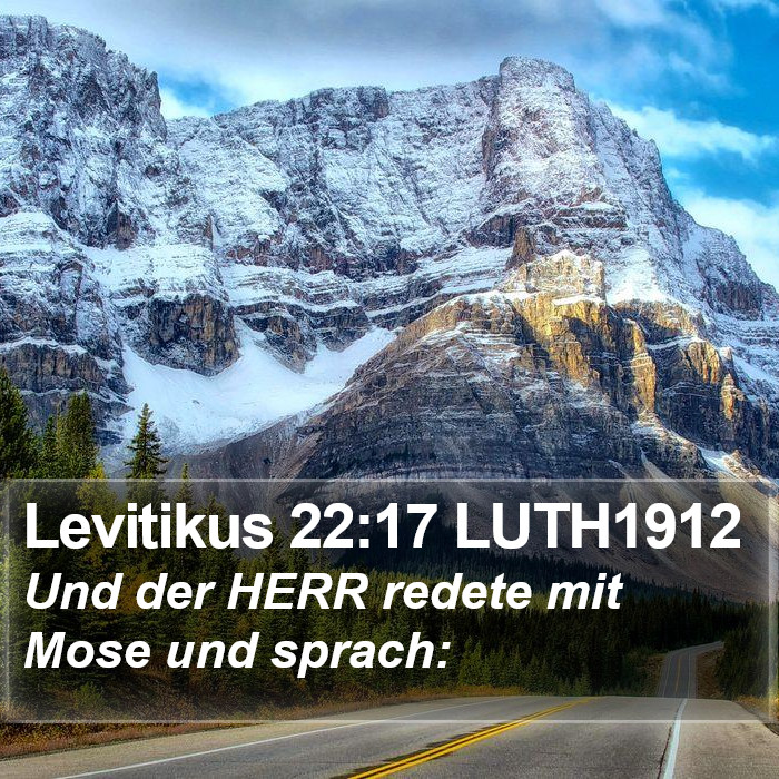 Levitikus 22:17 LUTH1912 Bible Study