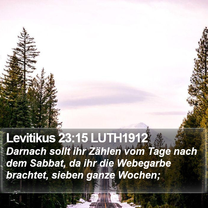 Levitikus 23:15 LUTH1912 Bible Study