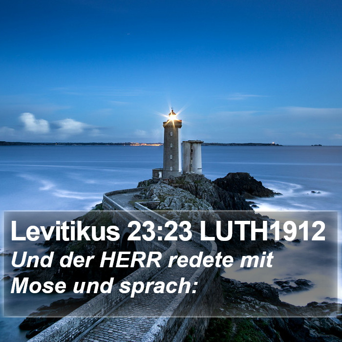Levitikus 23:23 LUTH1912 Bible Study