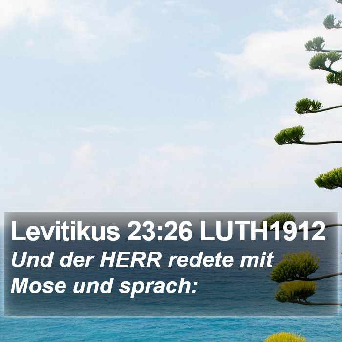 Levitikus 23:26 LUTH1912 Bible Study