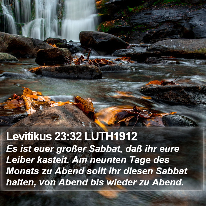 Levitikus 23:32 LUTH1912 Bible Study