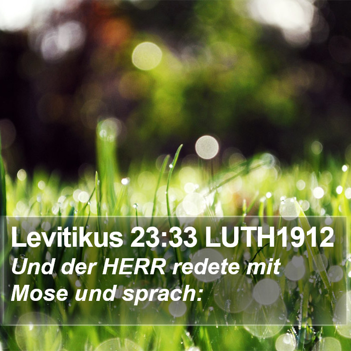 Levitikus 23:33 LUTH1912 Bible Study