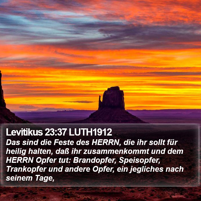 Levitikus 23:37 LUTH1912 Bible Study