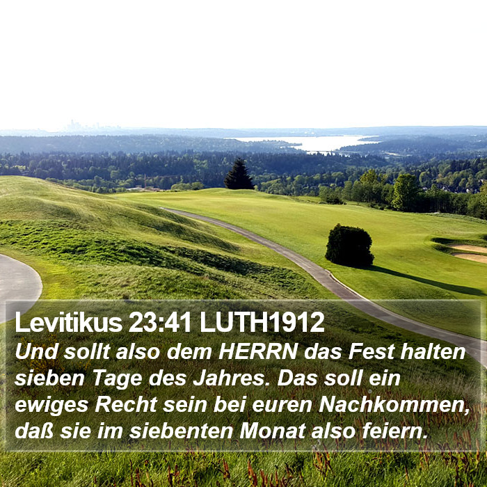 Levitikus 23:41 LUTH1912 Bible Study