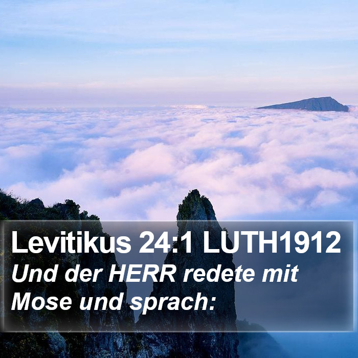 Levitikus 24:1 LUTH1912 Bible Study