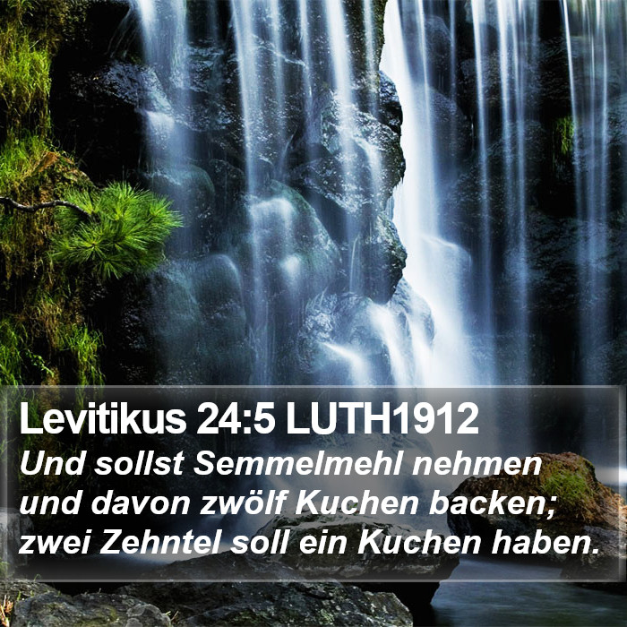 Levitikus 24:5 LUTH1912 Bible Study