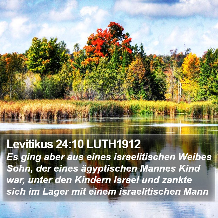 Levitikus 24:10 LUTH1912 Bible Study