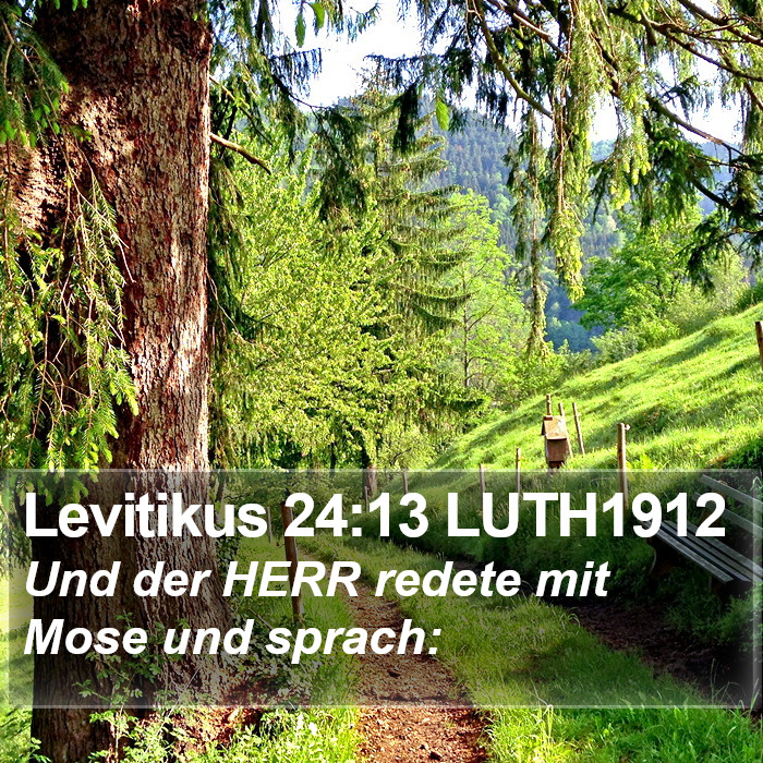 Levitikus 24:13 LUTH1912 Bible Study