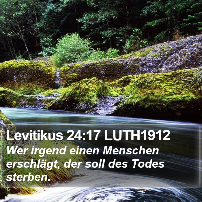 Levitikus 24:17 LUTH1912 Bible Study