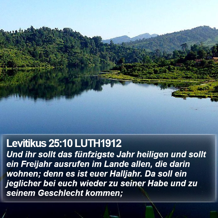 Levitikus 25:10 LUTH1912 Bible Study