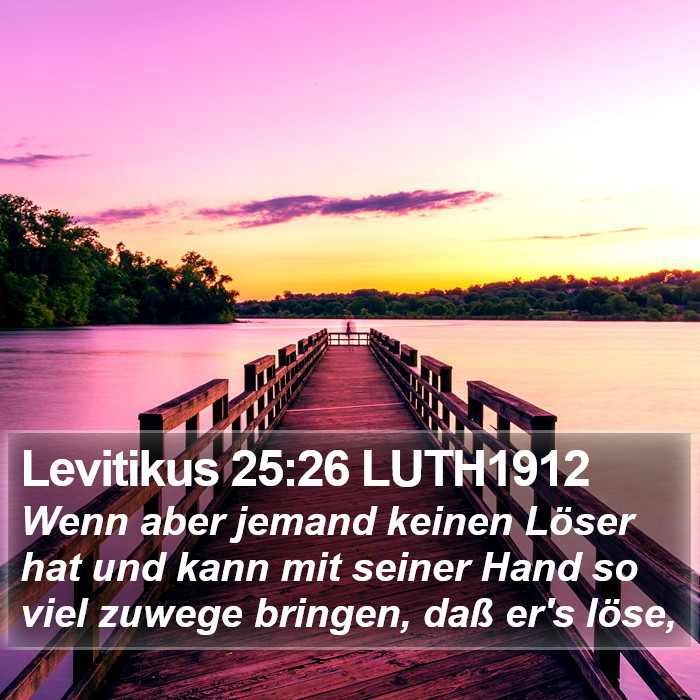 Levitikus 25:26 LUTH1912 Bible Study