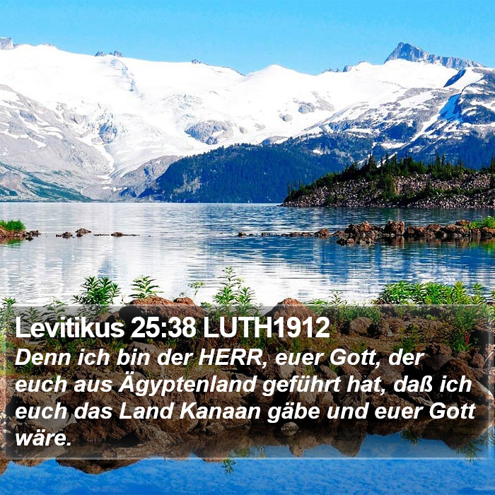 Levitikus 25:38 LUTH1912 Bible Study