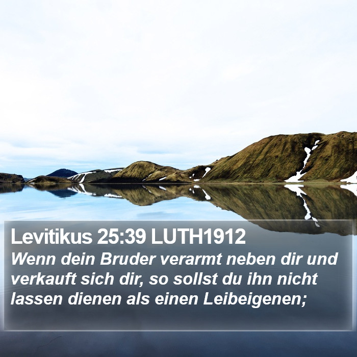 Levitikus 25:39 LUTH1912 Bible Study