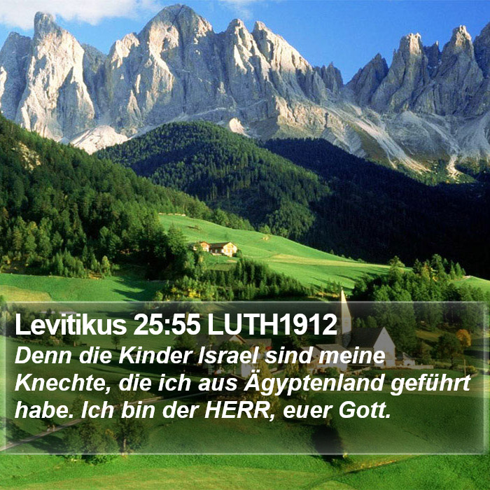 Levitikus 25:55 LUTH1912 Bible Study