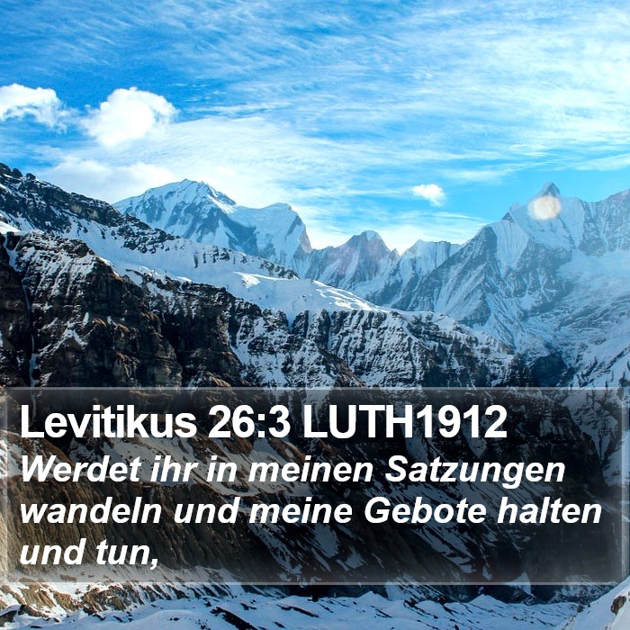 Levitikus 26:3 LUTH1912 Bible Study