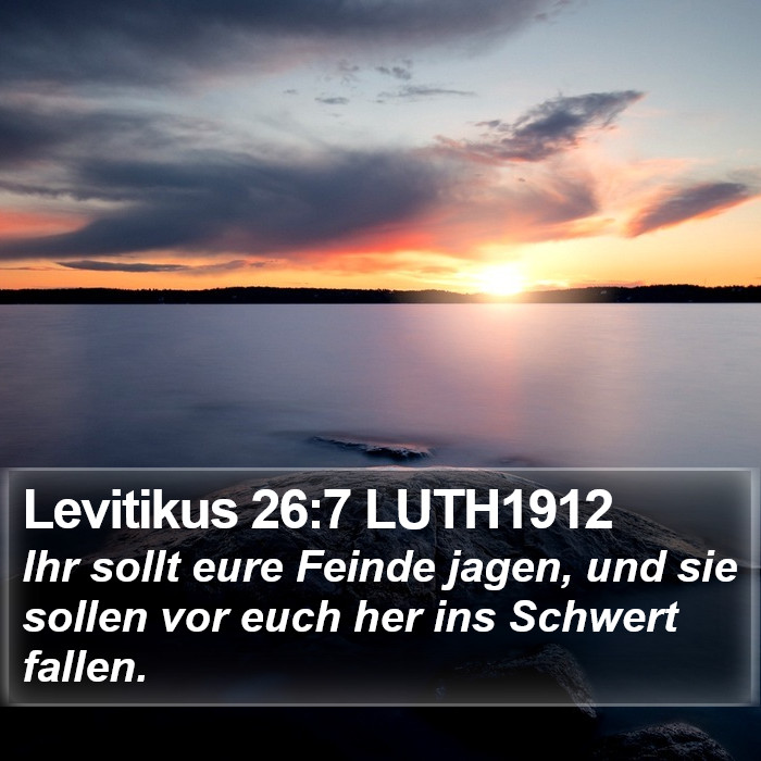 Levitikus 26:7 LUTH1912 Bible Study