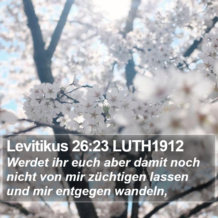 Levitikus 26:23 LUTH1912 Bible Study