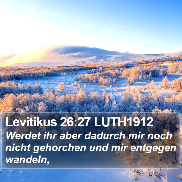 Levitikus 26:27 LUTH1912 Bible Study