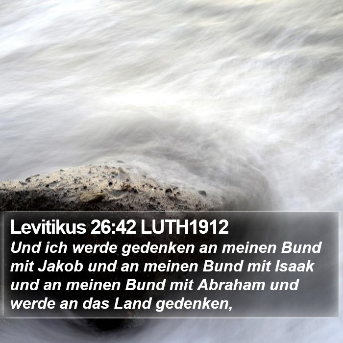 Levitikus 26:42 LUTH1912 Bible Study