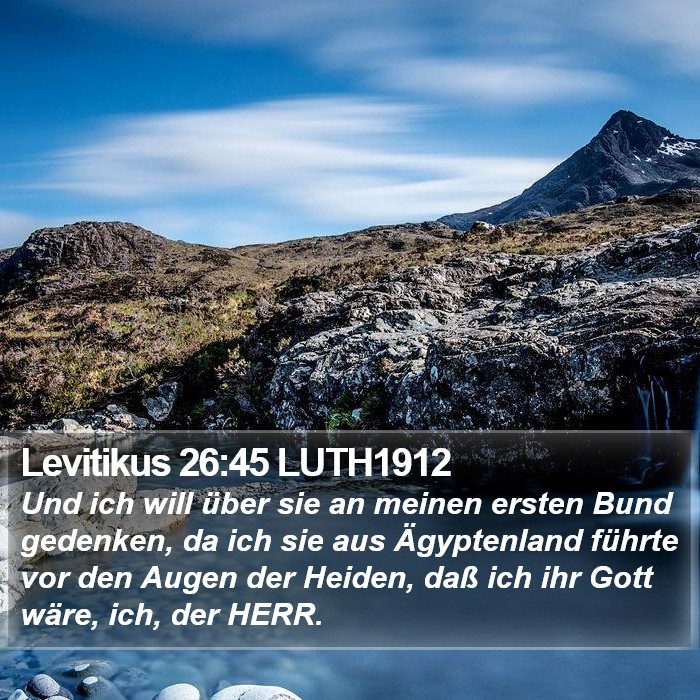 Levitikus 26:45 LUTH1912 Bible Study