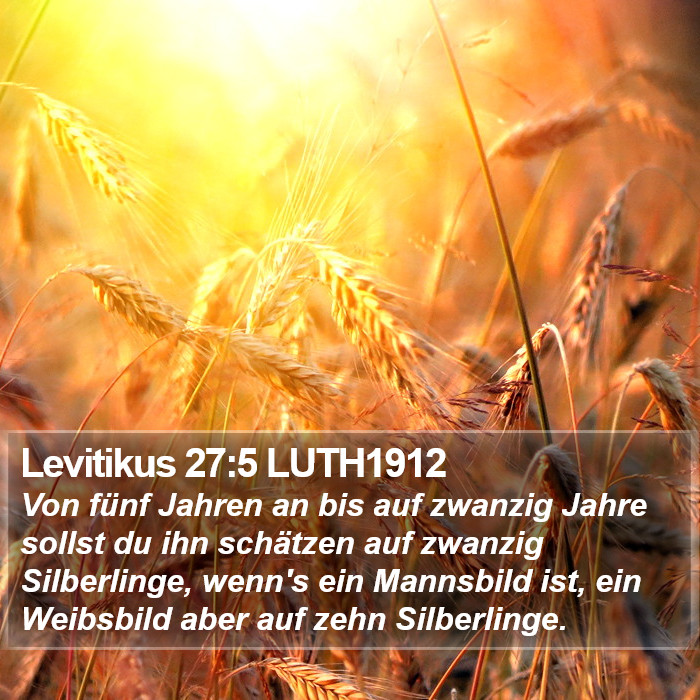 Levitikus 27:5 LUTH1912 Bible Study