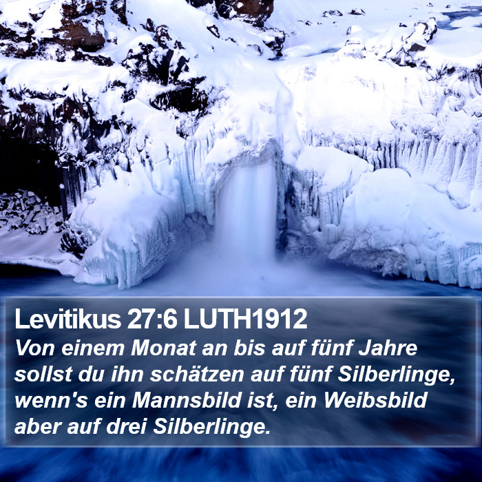 Levitikus 27:6 LUTH1912 Bible Study