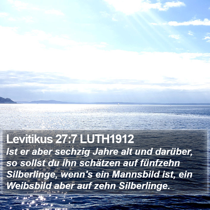 Levitikus 27:7 LUTH1912 Bible Study