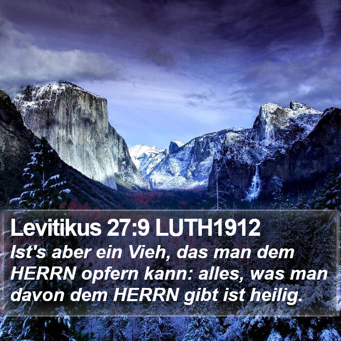 Levitikus 27:9 LUTH1912 Bible Study