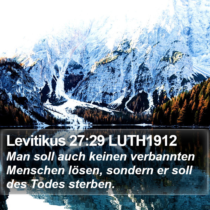 Levitikus 27:29 LUTH1912 Bible Study