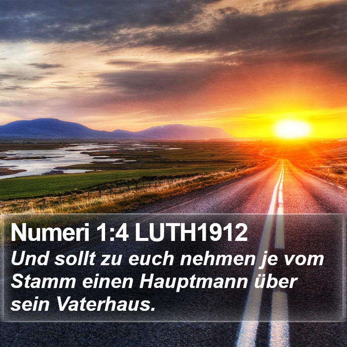 Numeri 1:4 LUTH1912 Bible Study