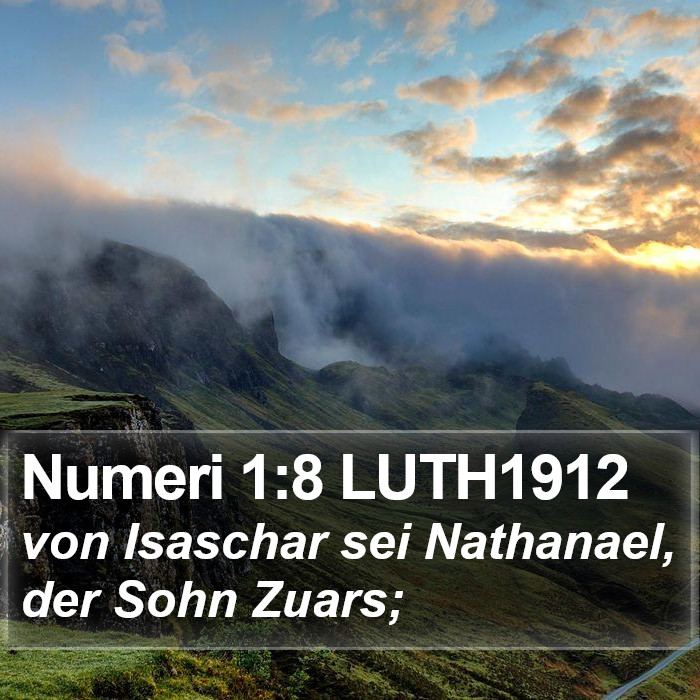 Numeri 1:8 LUTH1912 Bible Study