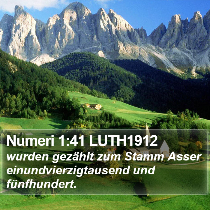 Numeri 1:41 LUTH1912 Bible Study