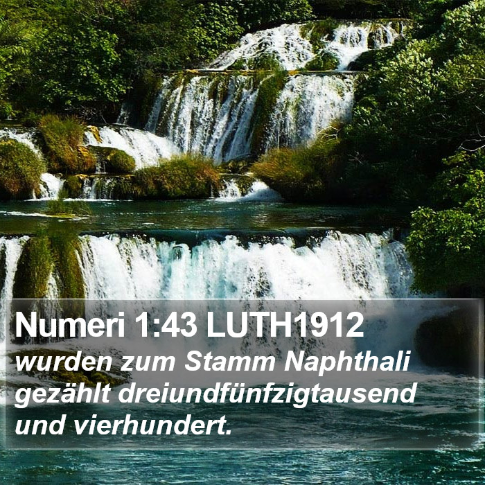 Numeri 1:43 LUTH1912 Bible Study