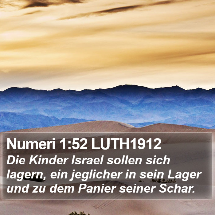 Numeri 1:52 LUTH1912 Bible Study