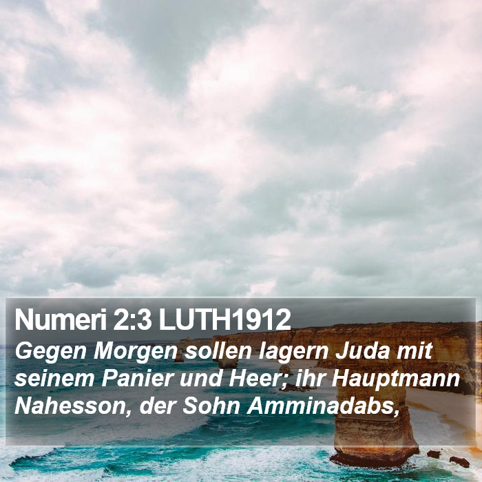 Numeri 2:3 LUTH1912 Bible Study