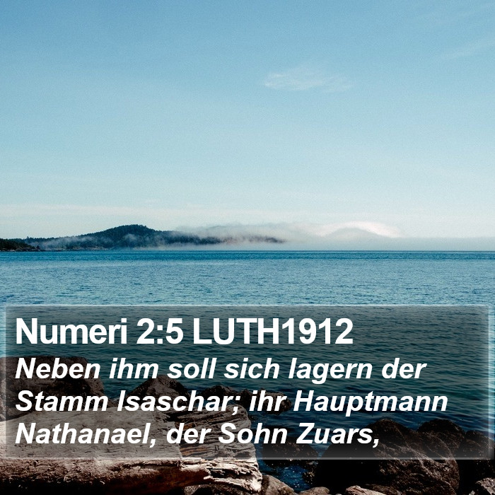 Numeri 2:5 LUTH1912 Bible Study