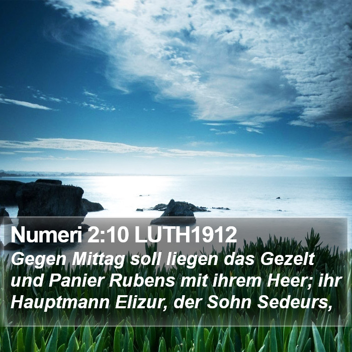 Numeri 2:10 LUTH1912 Bible Study