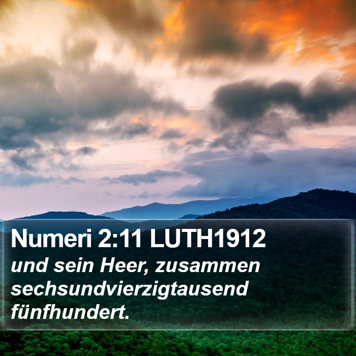 Numeri 2:11 LUTH1912 Bible Study