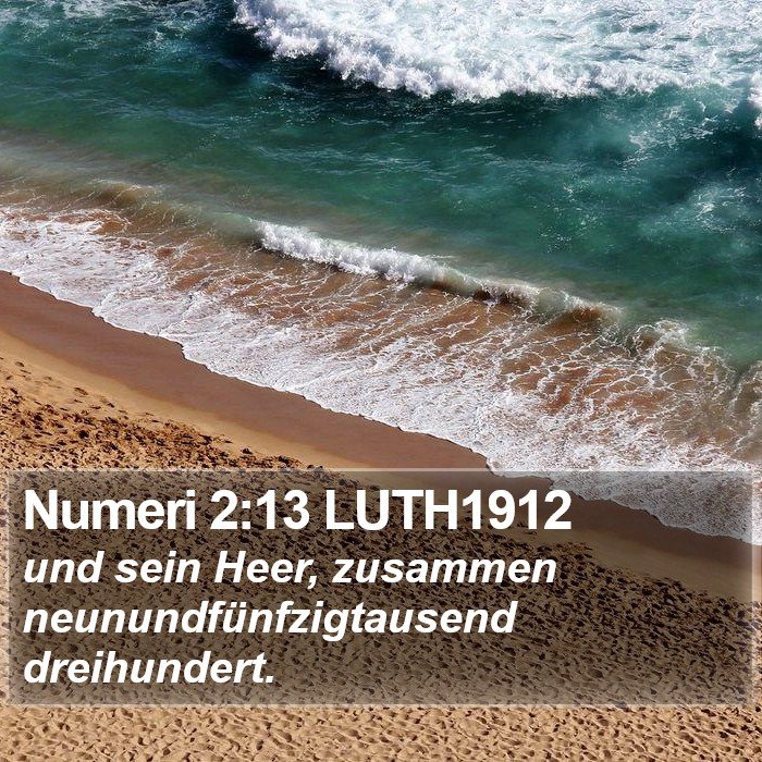 Numeri 2:13 LUTH1912 Bible Study