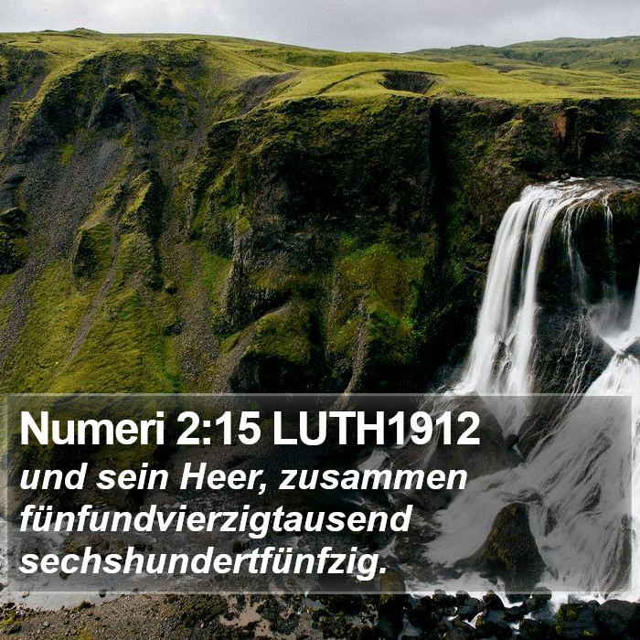 Numeri 2:15 LUTH1912 Bible Study