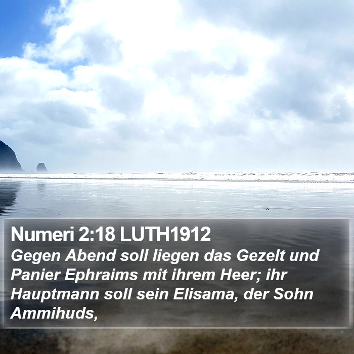 Numeri 2:18 LUTH1912 Bible Study