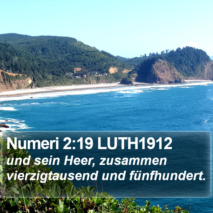 Numeri 2:19 LUTH1912 Bible Study