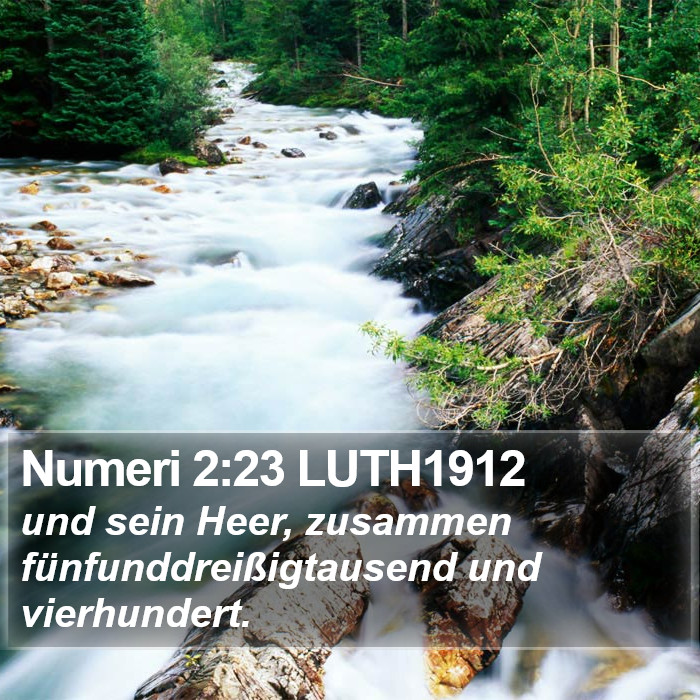 Numeri 2:23 LUTH1912 Bible Study